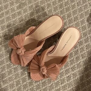BRAND NEW Penny Pleated Bow Heel | Loeffler Randall